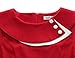 MUXXN Women's Vintage 3/4 Sleeve Party Rockabilly Swing Dress