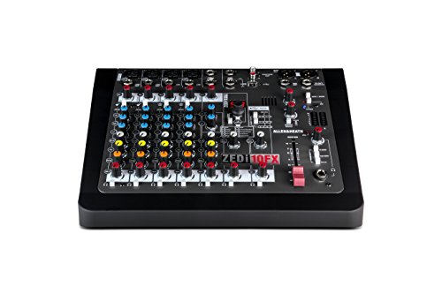 Allen & Heath ZEDi-10FX Hybrid Compact Mixer/4x4 USB Interface with FX