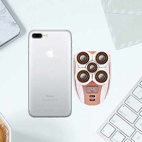 [2018 Upgraded] CENOVE Women's Painless Hair Remover for Leg Women Epilator Hair Removal Electric Shaver for Women’s Legs,Face,Lips,Bikini—As Seen On TV(Rose Gold) - Thumbnail 7