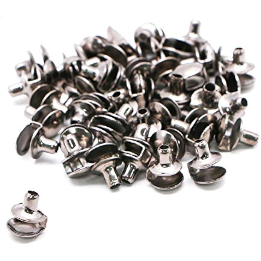 50 Set Boot Lace Hooks Replacement BootHook Eyelets Repair Kit Shoe