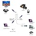 WEme Active HDMI to VGA Adapter 1080P Male to Female Converter with Micro USB Power Port for PC/TV/Laptop/Notebook/HD DVD in White