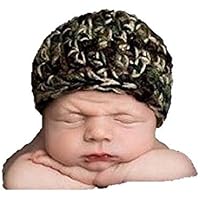 Camo Baby Boy Hat, Crochet Camouflage 