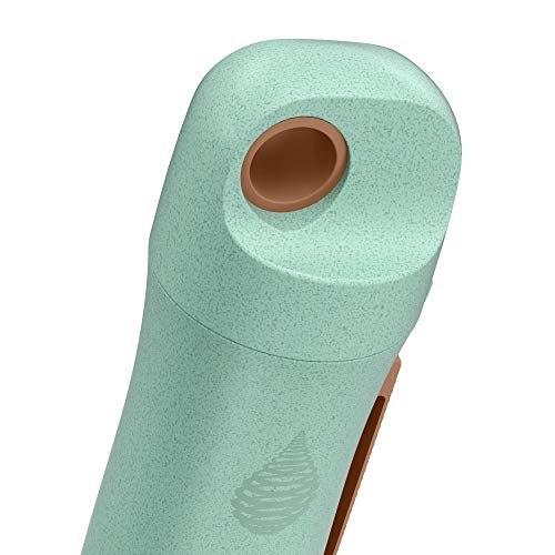 pH Conscious Filtered Water Bottle - Alkaline Water Filter Ionizer - Filtering Purifier Bottle - Made from Wheat Straw- Increase pH, Reduce Fluoride, Remove Heavy Metals & Chlorine, 16oz, 450ml