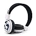 GranVela A809 Lightweight Foldable Stereo Headphones Adjustable Headband Kids Headsets with Built-in FM Radio, Micro SD Card Player, 3.5mm Jack for iPhone, iPad, Android, PC and More - Camouflage whites