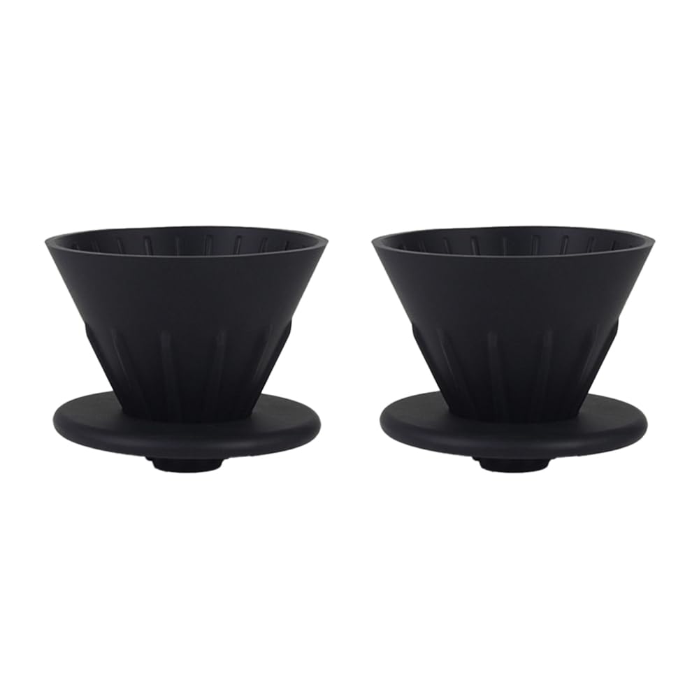 2Pcs Coffee Drippers, Collapsible Pour Over Coffee Makers Portable Cone Coffee Strainers with Cup Holder for Camping Outdoor Office Home Travel Picnic Backpacking