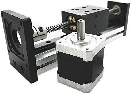 tanstool precision trapezoidal screw linear slide rail Ball screw CNC linear actuator with stepper motor 23NEMA 350mm effective range CTX T8 * 2 series