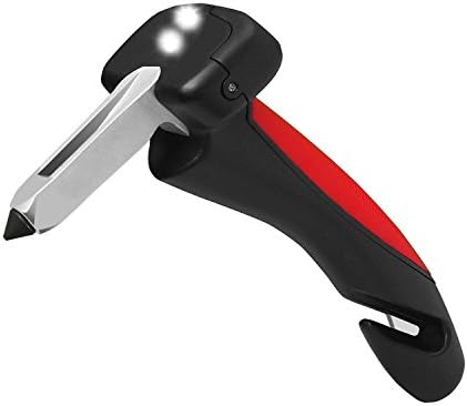 Car Cane Portable Car Handle - Car Assist Handle - 4 in 1 Standing Mobility Aid with Window Breaker, Seat Belt Cutter & LED Flashlight