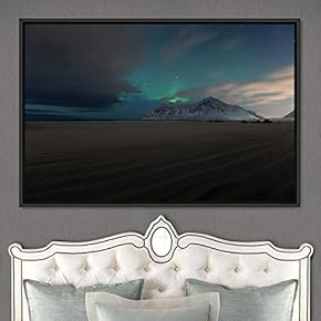 signwin Framed Canvas Wall Art Starry Sky Aerial...