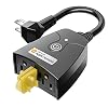 meross Outdoor Smart Plug Compatible with Apple HomeKit, Siri, Alexa, Google Assistant and SmartThings, Waterproof WiFi…