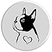 I Love My Boston Terrier Dog PopSockets PopGrip: Swappable Grip for Phones & Tablets PopSockets Standard PopGrip