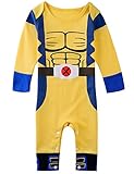 A&J Design Baby Boys' Wolverine Long Sleeve Costume Romper