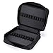 BTSKY 40 Slot Carrying Marker Case Holder -Canvas Zippered Markers Organizer for Primascolor Marker and Copic Sketch Marker (Black)