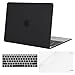 MOSISO Plastic Hard Shell Case & Keyboard Cover Skin & Screen Protector Compatible with MacBook 12 inch with Retina Display (Model A1534, Release 2017 2016 2015), Black