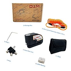 Disc Lock Alarm Motorcycle Alarm Padlock with 110db
