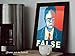 Dwight Schrute Funny Quote Poster - FALSE - UNFRAMED 11x14 Print From The Office - Hilarious Office Decor - WallWorthyPrints - Great Gift For Fans Of The Office TV Show