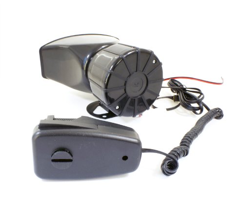 Police Siren 5 Tone PA System 60W Emergency Sound