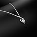 ACALANTHA 925 Sterling Silver 1mm Necklace Pendant Jewelry for Women 18