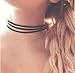 [12 PCS] Aottom Choker Necklace for Women Girls, Black Classic Velvet Stretch Gothic Tattoo Lace