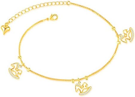 YOYOMA Anklets Bracelet for Women,Charm Ankle Bracelet Girls Gold or Silver Anklet Foot Bracelet