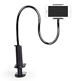 VOX+ Cell Phone Holder Flexible Gooseneck Mobile Phone Stand Holder Clip Mount Adjustable Long Arm Lazy Bracket for Desk Bed Office