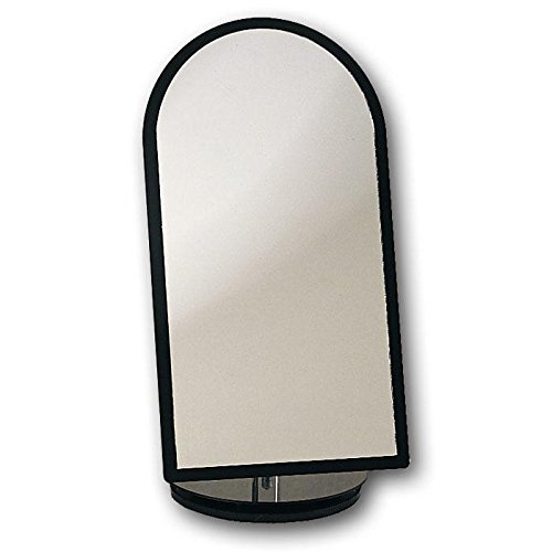 Swivel Black Frame Mirror 11.5" Tall