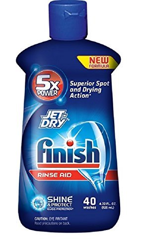 Finish Jet Dry Rinse Aid, Dishwasher Rinse Agent, 4.22 Ounce by Finish Jet Dry