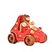 ThinkMax Cartoon Pull Back Car Playset with a Hunter Figure