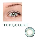 Oanono Multi-Color Cute Contact Lenses Color Blends Cosplay Eyes Cosmetic Makeup Eye Shadow With a Case (A Pair)