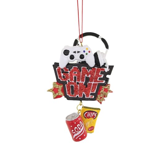 Game On!' With Soda and Chips Dangle Ornament,Resin Pricepulse