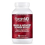 Dr. Amen, BrainMD Health Brain & Memory Power Boost Dietary Supplement to Support and Maintain Memory, Concentration and Focus, 120 Capsules