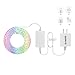 Quotra Wireless ZigBee Smart RGB WW Hue White LED Strip Lights Kit,HUB Required:Hue,Echo Plus.Works with Philips Hue App Remote,Compatible with Alexa,Google Home.Better Than WiFi. 80-inch Starter Kit
