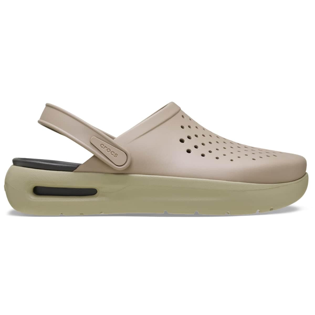 Crocs Unisex-Adult Inmotion Clogs, LiteRide Comfort, Slip On Shoes for Women and Men, Taupe, 7 Women/5 Men Image