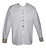 German White Lederhosen Button Down Dress Shirt