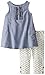 Calvin Klein Girl's 2-6X Blue Tunic with Printed Leggings