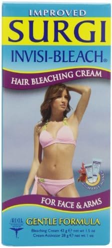 Surgi Invisi-Bleach 1.5oz Face & Arms Hair Bleaching Cream by Surgi