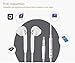 AsianiCandy 3.5mm Earphones/Earbuds/Headphones Stereo Mic&Remote Control Compatible with iPhone 6s/6plus/6/5S/5c/iPad/iPod Samsung Galaxy More Android Smartphones [2 Pack]thumb 4