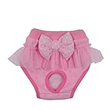 ELINKMALL Cute Pet Dog Panty Physiological Pants Diaper for Puppy Female Small Pet Dog