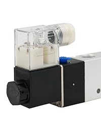 Baomain Válvula de solenoide 4 V210 08 AC 110 V 2 Posición 5 Vías PT1 4" internamente Piloted actuando individual tipo Control Eléctrico de aire neumático