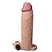 UEE Soft Realistic 30% Enhancer Penis Sleeve Penis Extension Extender Cock Sleeve Girth Enhancer Add in 3