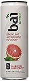 Bai5 Bubbles Sparkling Antioxidant Infusion, Gimbi Pink Grapefruit,11.5 Fl Oz (12 Count)