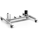 BestQool Red Light Therapy Stand, Mobile Stand for Red Near Infrared Light Therapy Devices, Home & Commercial Use, Adjustable Length and Width, Wheel Locks, Easy to Install, Fits 99% of Panels