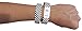Goldistock Event Wristbands Black Checkerboard 500 Count | ¾” Arm Bands| Paper-Like Party Armbands | Wrist Bands