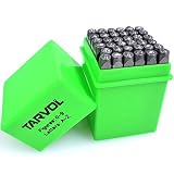 Number and Letter Stamp Set (36 Piece Punch Set/A-Z & 0-9) Industrial Grade Hardened Carbon Steel Metal - 1/8" (3mm) Characters - Perfect for Imprinting Metal, Wood, Plastic, Leather, More!