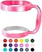 F-32 Handle - 19 COLORS - 20oz Size - Compatible with 20 Oz YETI Tumbler Travel Mug (20 OZ, HOT PINK (NEON)