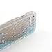 Happy Hours® Luxury Bling Flow Liquid Sand Glitter Heart Quicksand Back Case For iPhone 6 Plus/ iPhone 6S Plus 5.5 Inch Sparkle Dynamic Drift Sand Clear Hourglass Cover , Skyblue