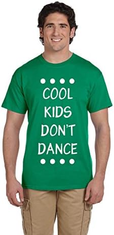 Mens Cool Kids Don't Dance T-Shirt - Kelly Green - X-Large