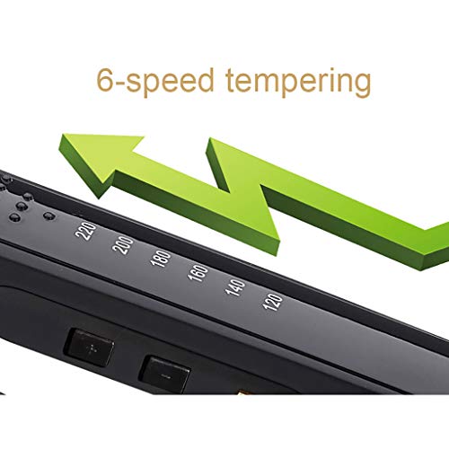 Sonmer Professional Heating Steam Flat Iron Wand Ceramic Wet Dry 2 in 1 Hair Straightener for All Hair Types - Thumbnail 2