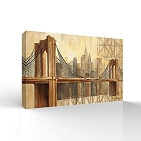 Wall26-Canvas Wall Art-Impressionist City-Giclee Painting Wall Art for Bedroom Living Room Home Decoration - 12x18 inches