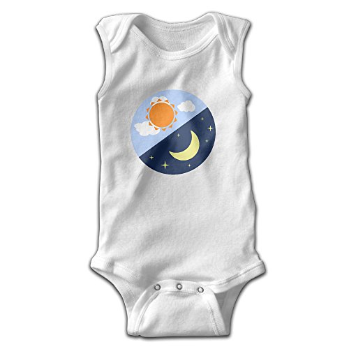 Michael Conti Day AndNight Sleeveless Baby Romper Cotton Infant Playsuit Boys Girls
