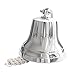 IOTC Nautical Ship Bell U.S. Navy Engraved Aluminum Silver - Home Decor and Kitchen Bell